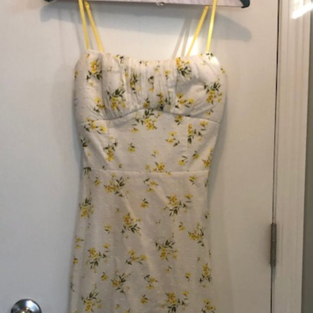 Ruby Rox white floral dress